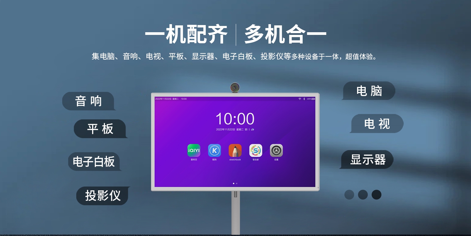 【展品抢先看】一机N用，多场景融合，环球UG科技智由屏亮相ISVE