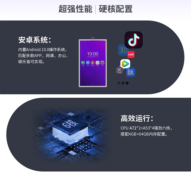 环球UG科技智由屏随心屏内置安卓系统，4+64G