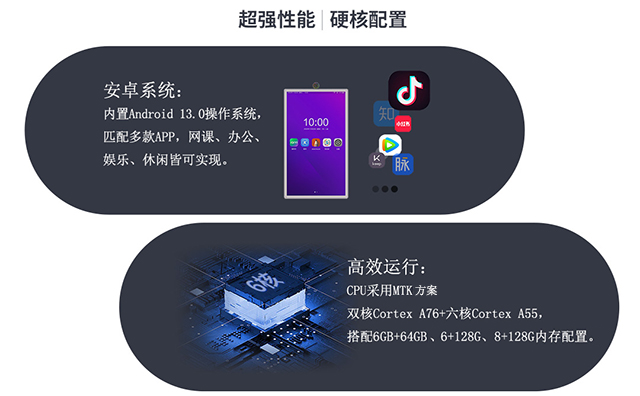 环球UG科技闺蜜机采用Android 13.0系统，性能稳定